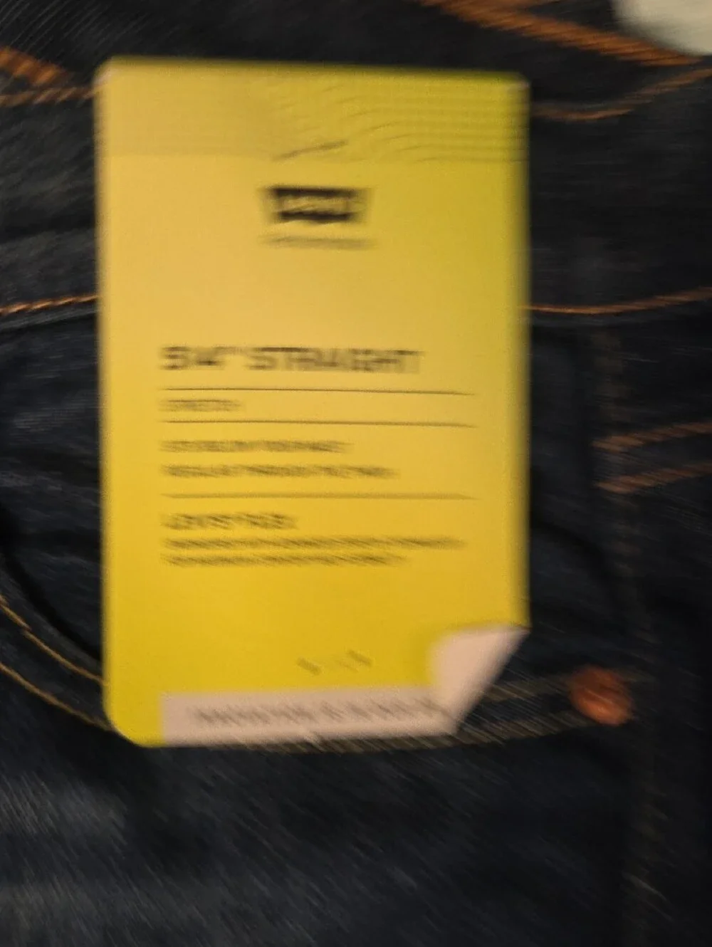 Levi's 514 Dark Blue Straight Fit Men's Jeans